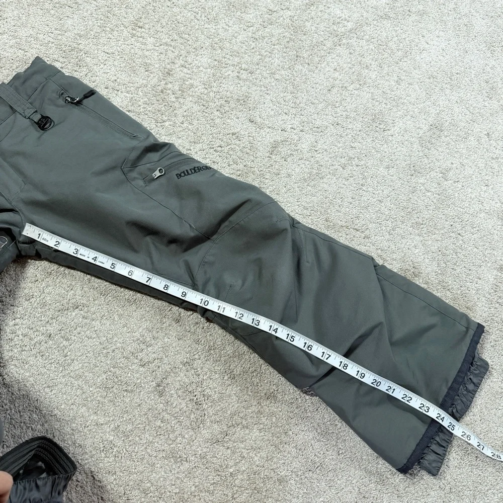 Boulder Gear Youth Boys Bolt Cargo Snow Ski Pants Outdoor Waterproof in Gray S
